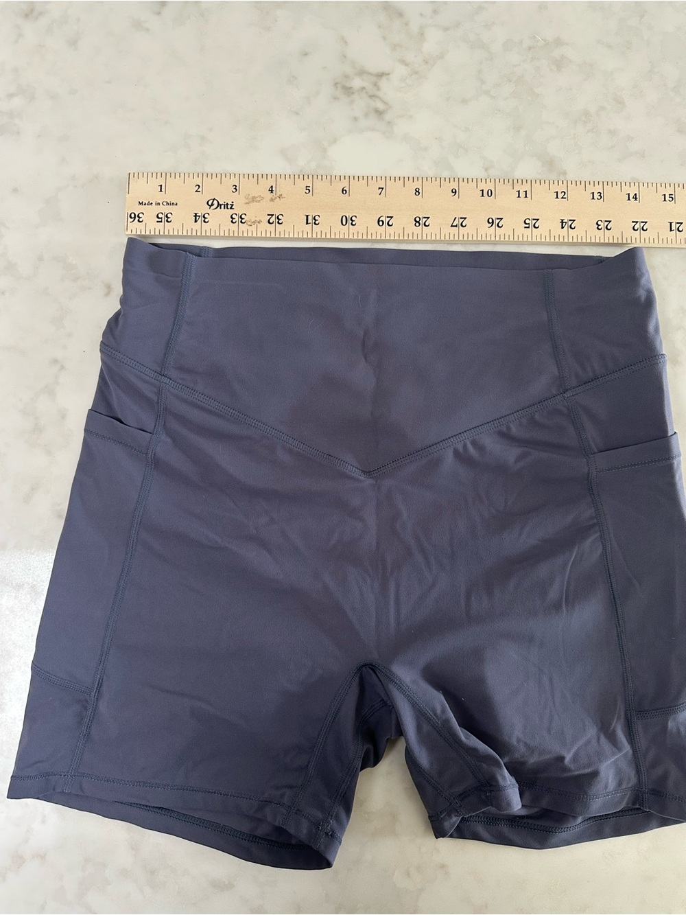 Halara UltraSculpt™ High Waisted Scrunch Butt Lifting Shorts. Size M/L - Picture 3 of 8